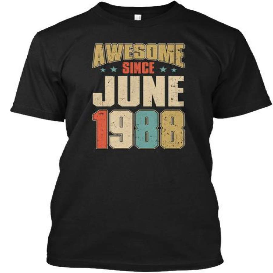 Vintage Retro Since June 1988 Shirt