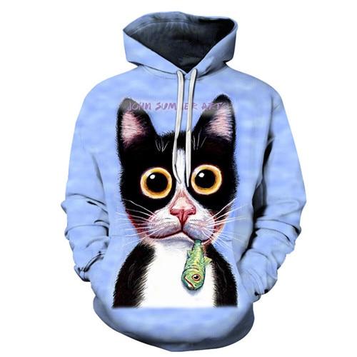 Big Eyed Cat Hoodie