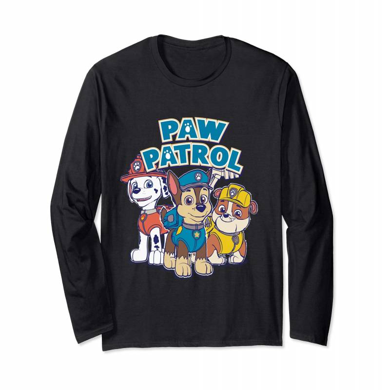 Paw Patrol Sketched Puppy Trio Long Sleeve T-shirt