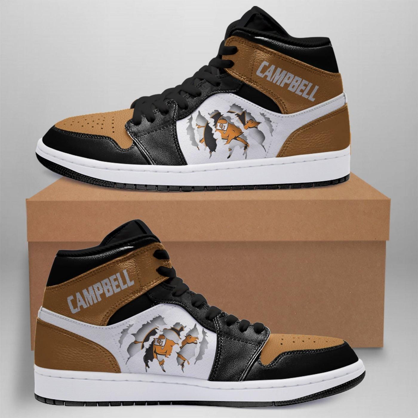 Campbell Fighting Camels Air Jordan Shoes Sport Sneakers