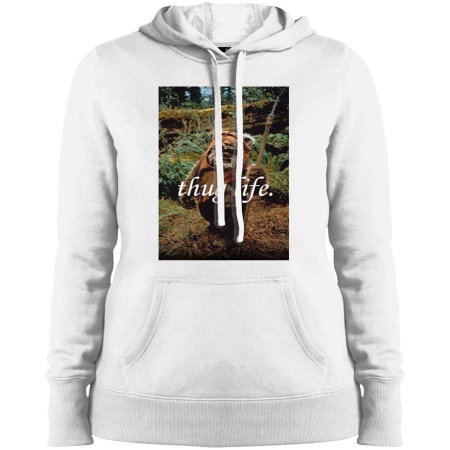 AGR Ewok Thug Life Ladies’ Pullover Hooded Sweatshirt