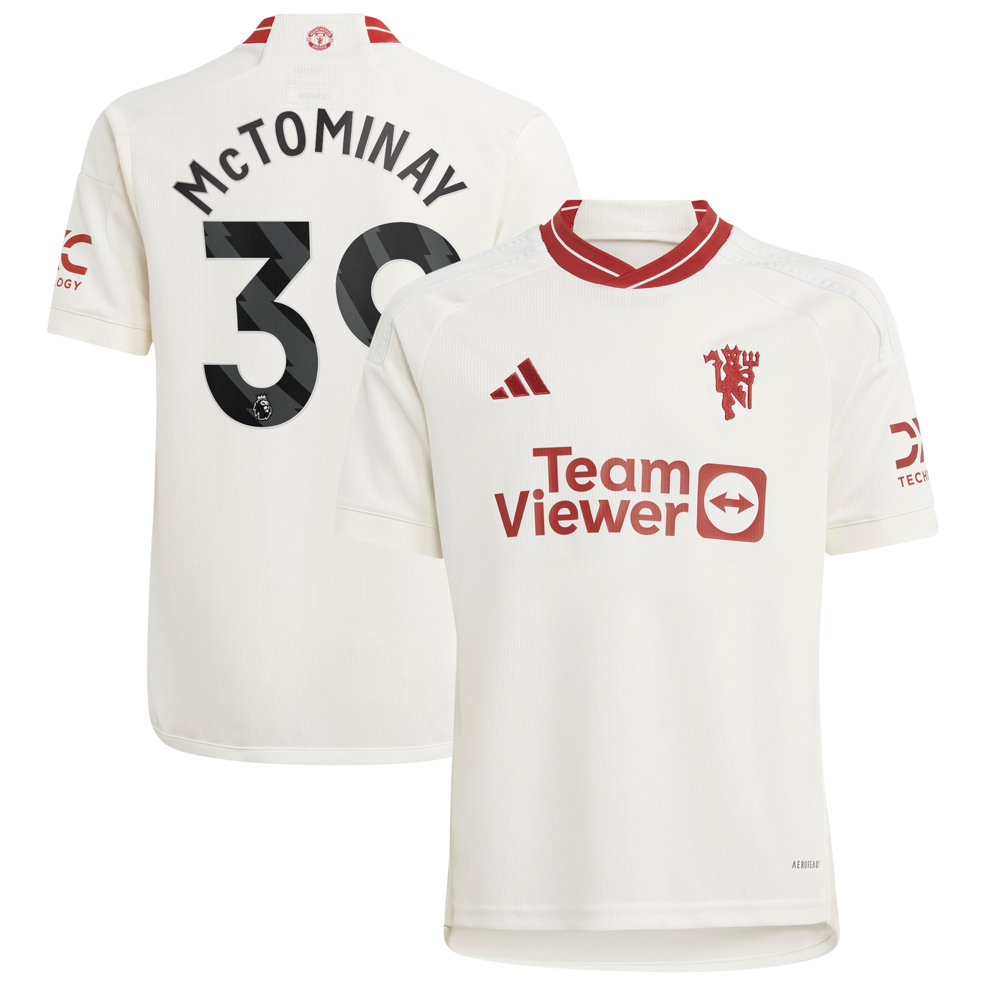 Scott McTominay Manchester United Youth 2023/24 Third Replica Player Jersey – White