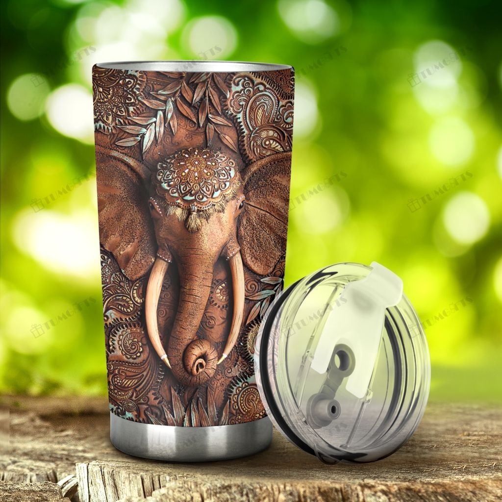 Elephants Lover Stainless Steel Tumbler, Tumbler Cups For Coffee/Tea, Great Gifts For Birthday Christmas Thanksgiving