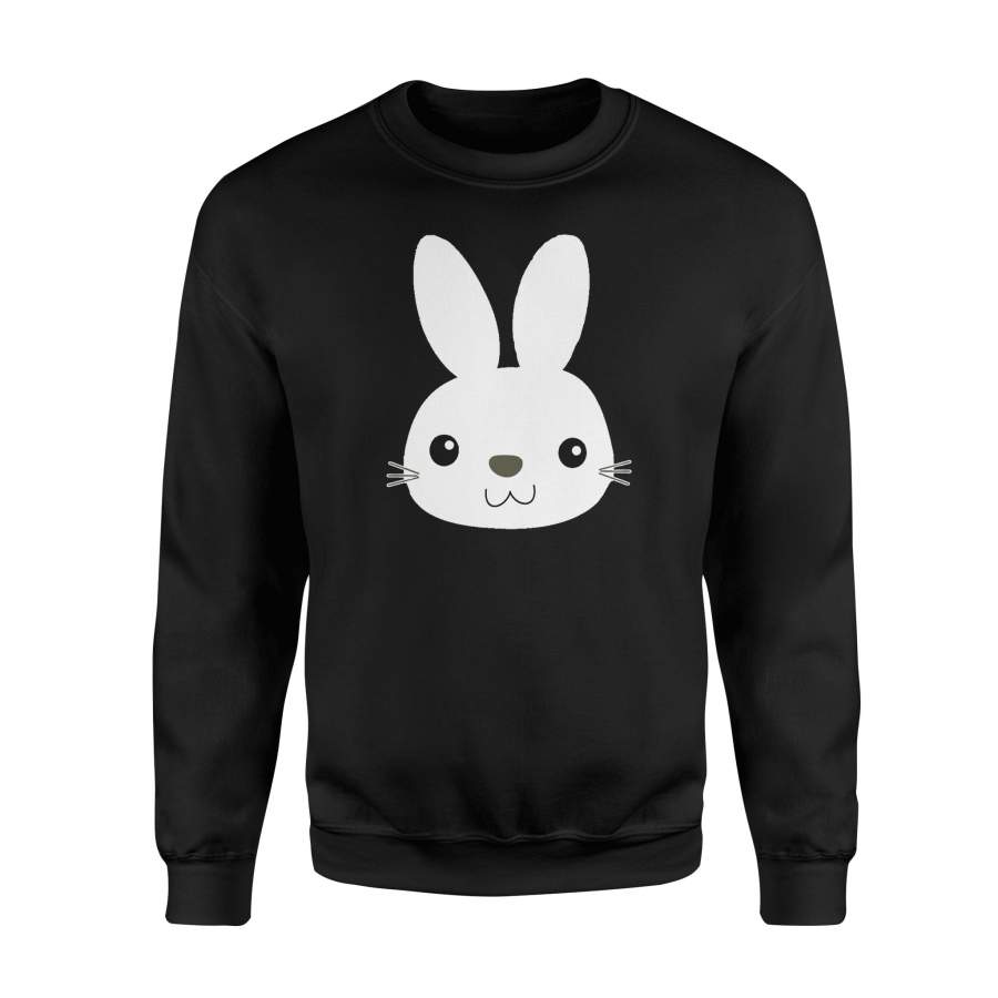 Easter Bunny Cute Face Funny Easter Pascha Holiday Sweatshirt