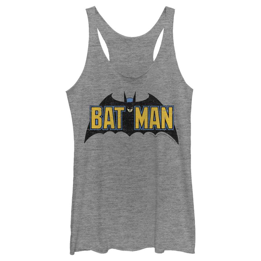 Batman Women’s Caped Crusader Logo  Racerback Tank