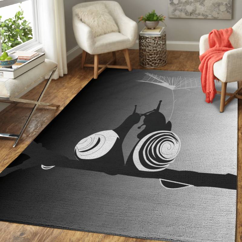 snails on rain – Animals Area Rug Carpet