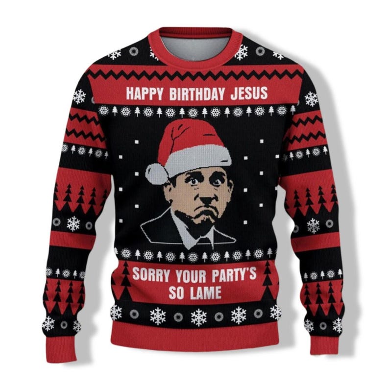 The Office Movie Christmas Sweater, Dwight Schrute Ugly Sweater, Michael Scott Christmas Shirt, Tv Shows Sweater Men, Sweater Woman Onlytee Design Foryou