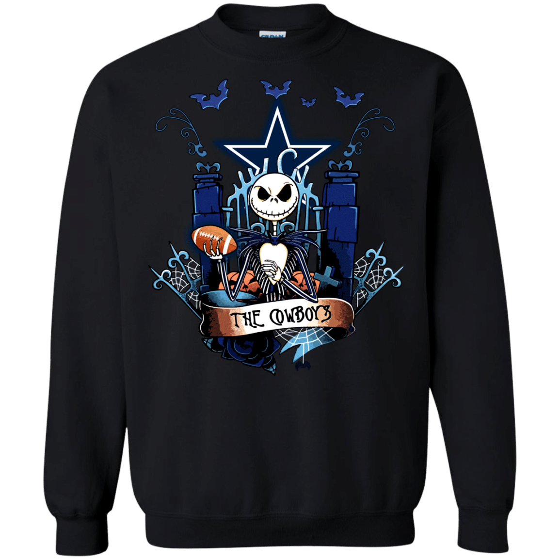 Check Out This Awesome Dallas Cowboys Halloween The Nightmare Before Christmas Shirts - America's Team Fans