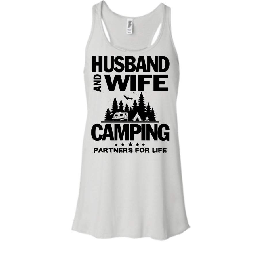 Husband And Wife Camping Partner For Life Shirt, Couple Shirt