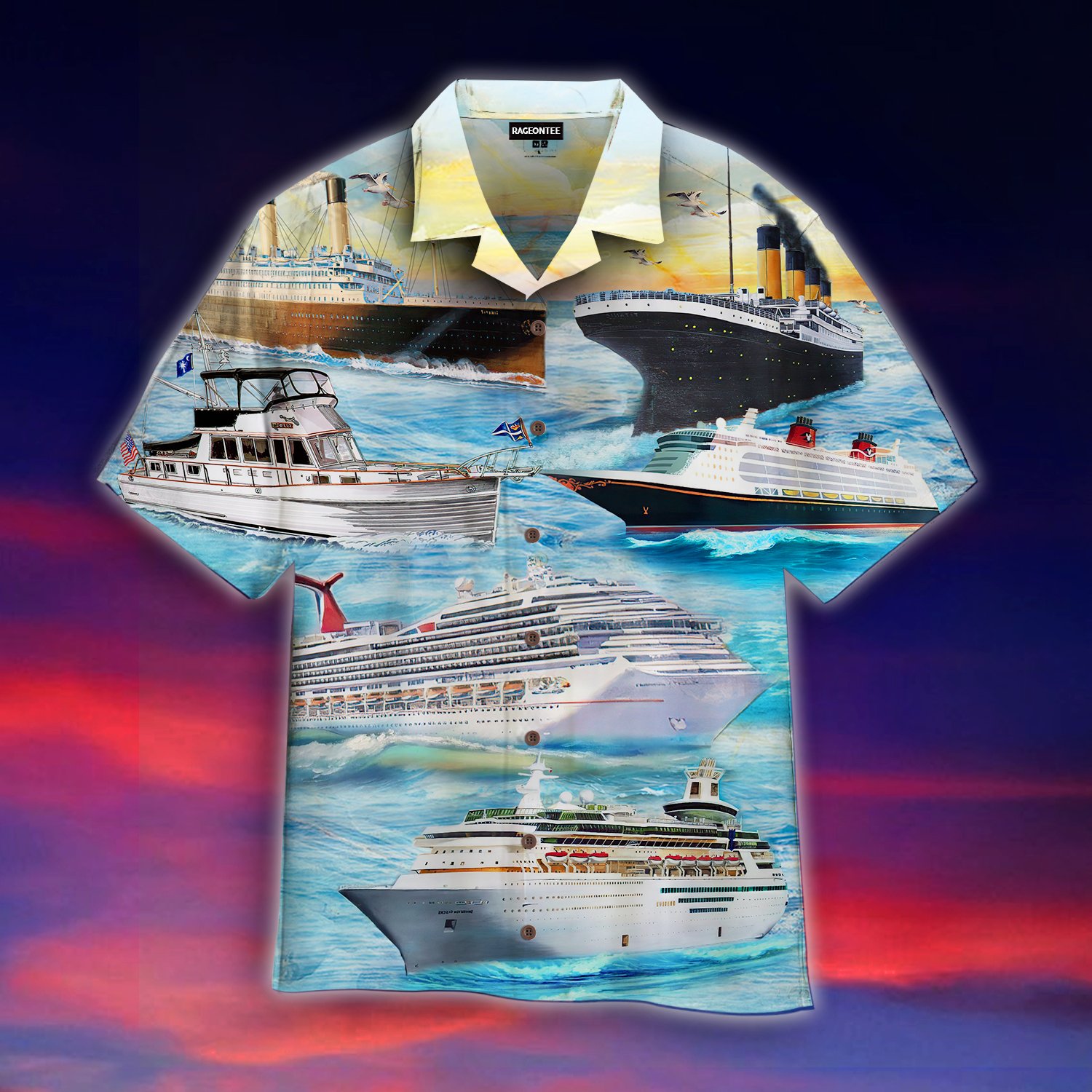 Cruise Ship At Sea Hawaii Shirt For Men Women Adult Ha26379