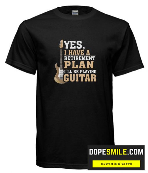 Retired Guitar Player cool  T Shirt