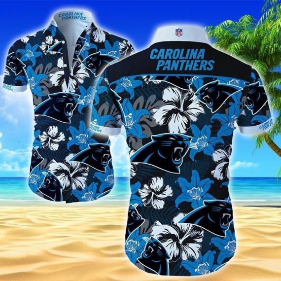 Carolina Panthers Hawaiian Aloha Short Sleeves Shirt For Awesome Fans