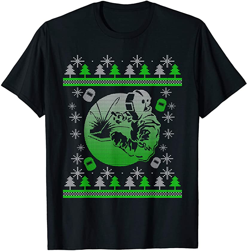 Ugly Christmas Sweater Welder Tee Xmas Welding Gifts For Men T-Shirt