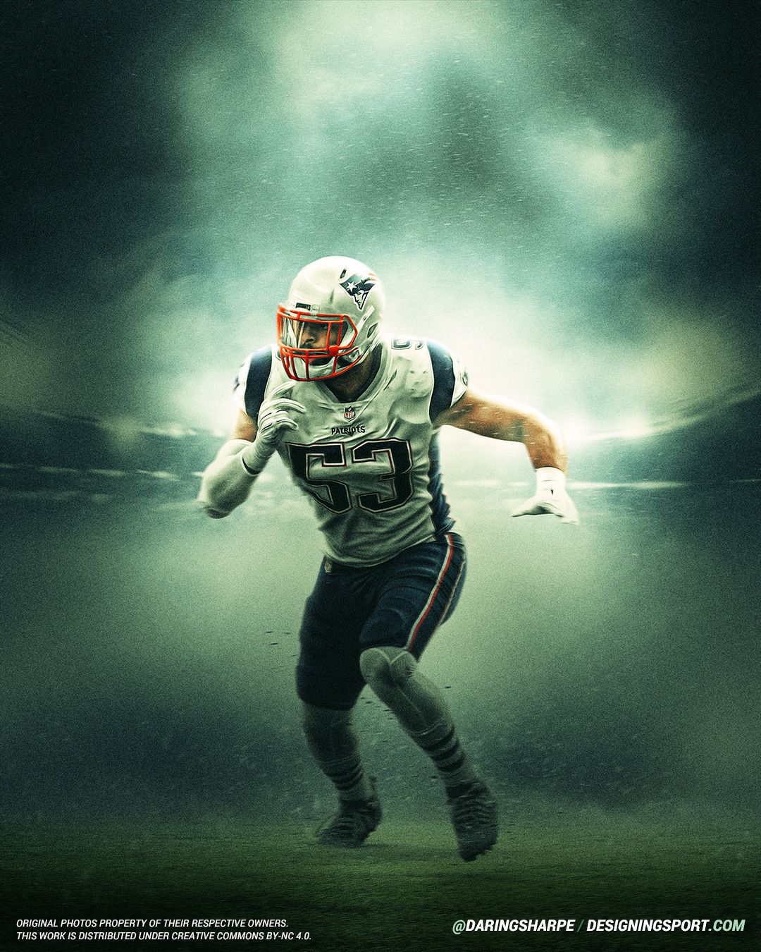 Kyle Van Noy#53 New England Patriotsposter For Fans poster canvas