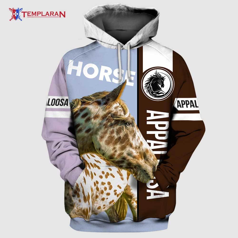 Appaloosa Horses Hoodie 3D Full Printing