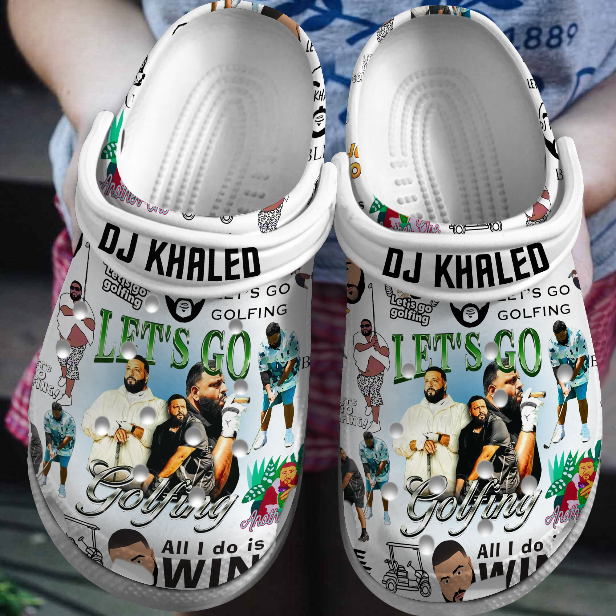 DJ Khaled Music Crocs Crocband Clogs Shoes Comfortable For Men Women and Kids