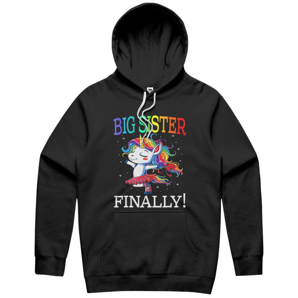 Big Sister Finally Unicorn Shirt – Unicorn Shirt For Girl Gift Hoodie