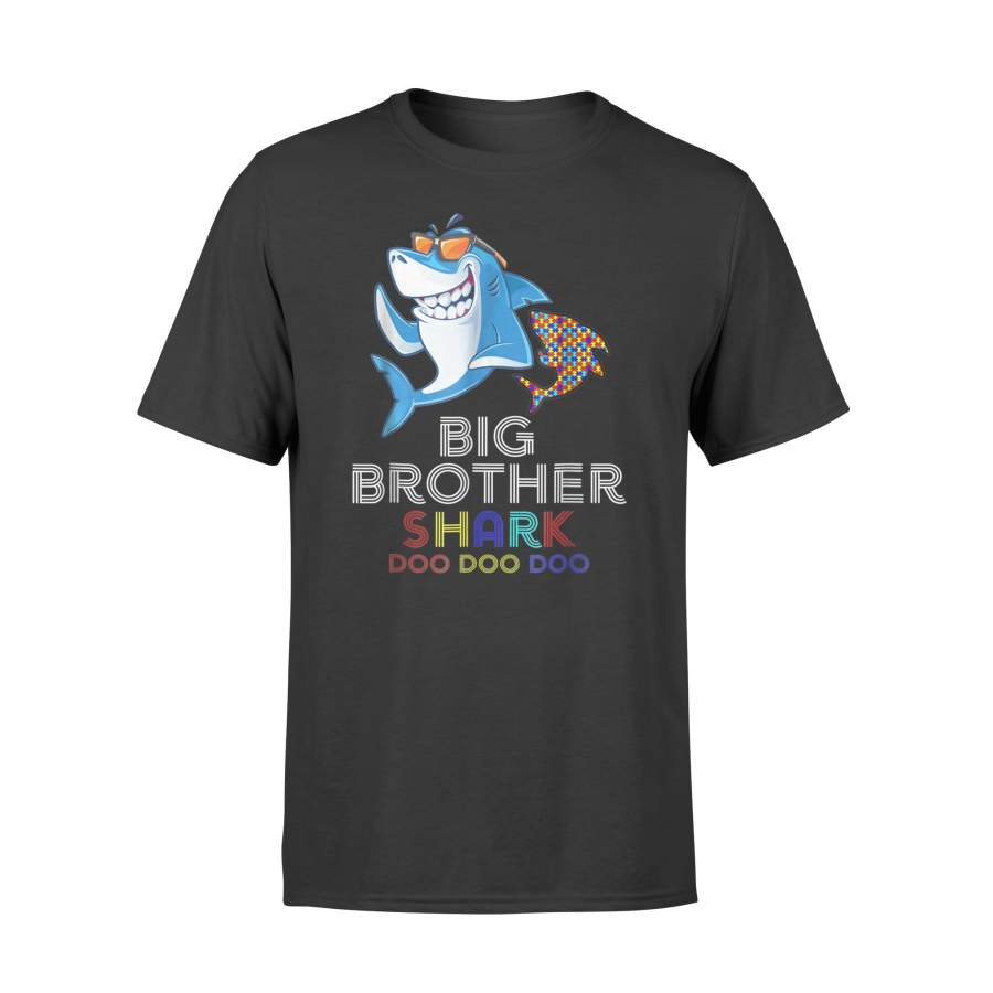 Big Brother Baby Shark Autism Awareness T-Shirt Gifts – Premium T-shirt