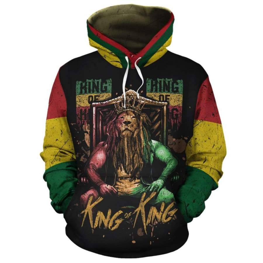 Rasta Crown All-over Hoodie