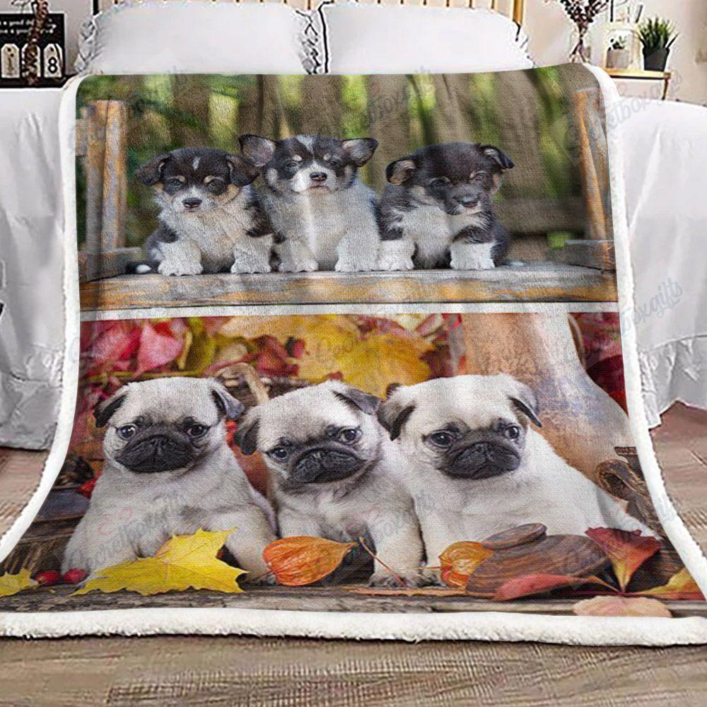 Dog Puppy Xa0601660Cl Fleece Blanket