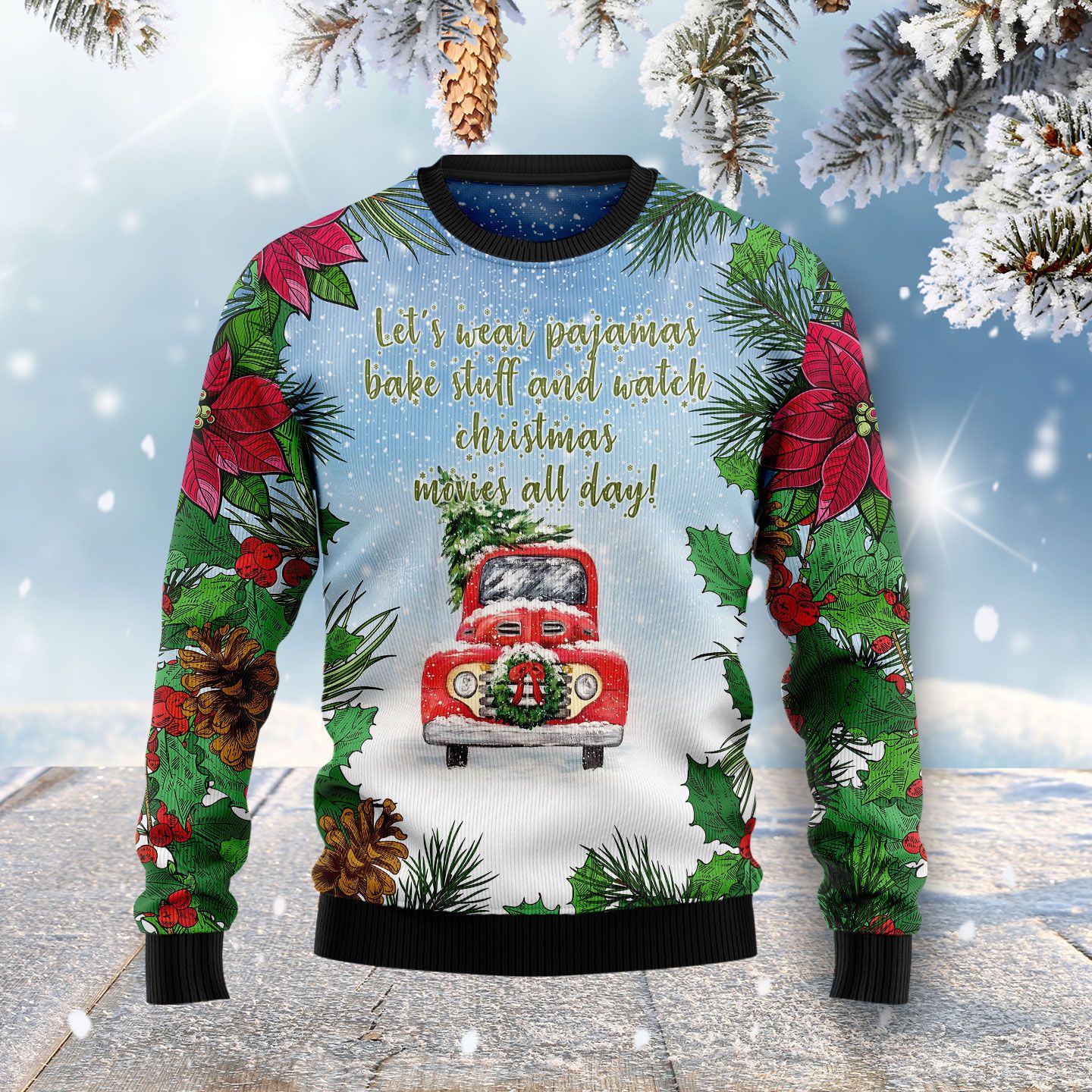 Beautiful 3D body ugly sweater HZ101525 Ugly Christmas Sweater