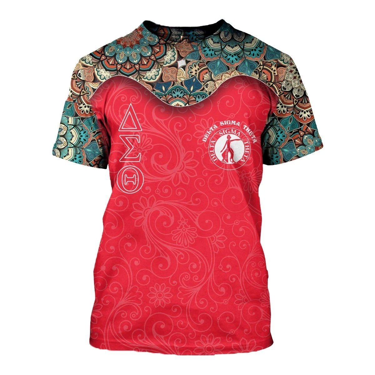 Greeklife T-Shirt – Floral  Delta Sigma Theta Greeklife T-Shirt