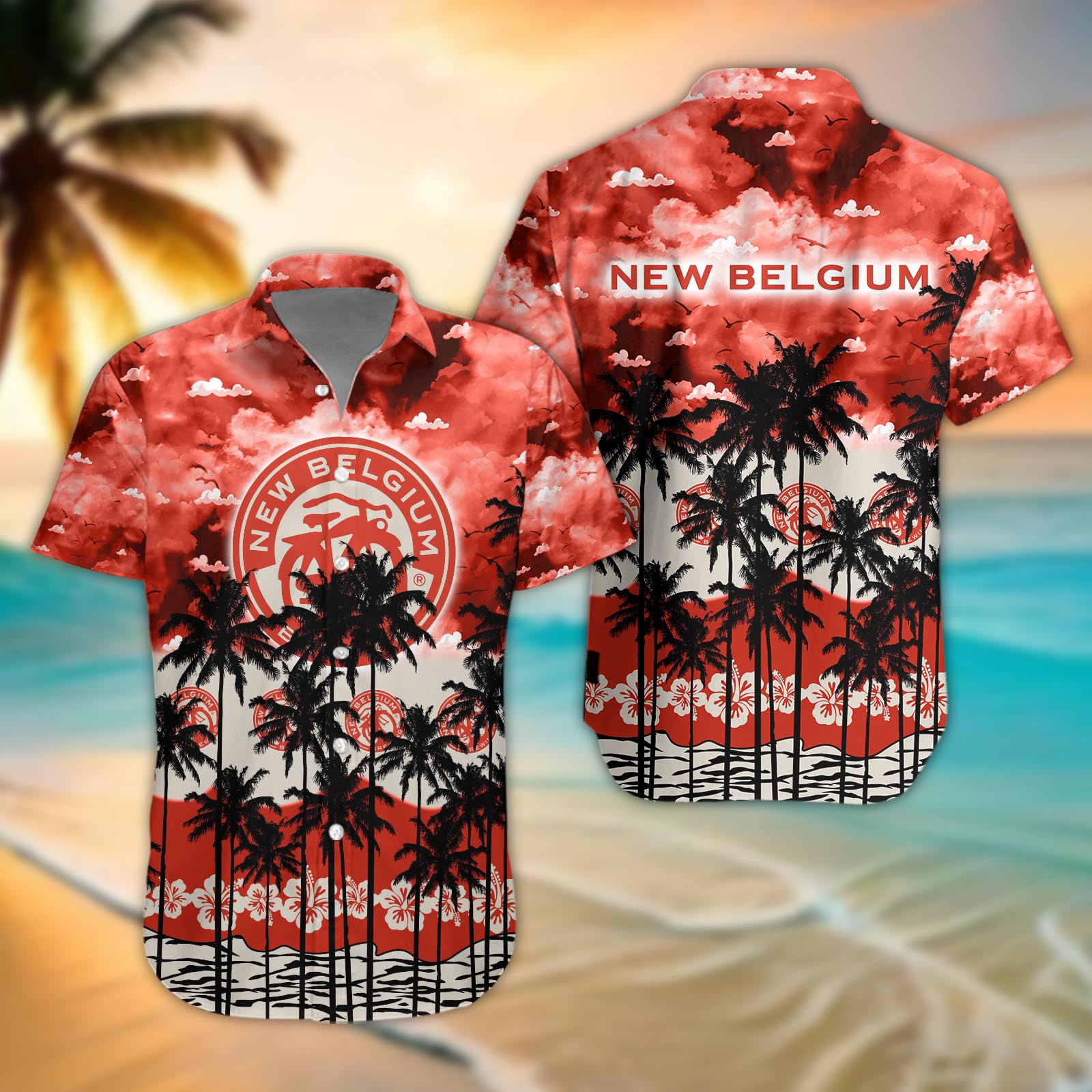 New Belgium Aloha Shirt