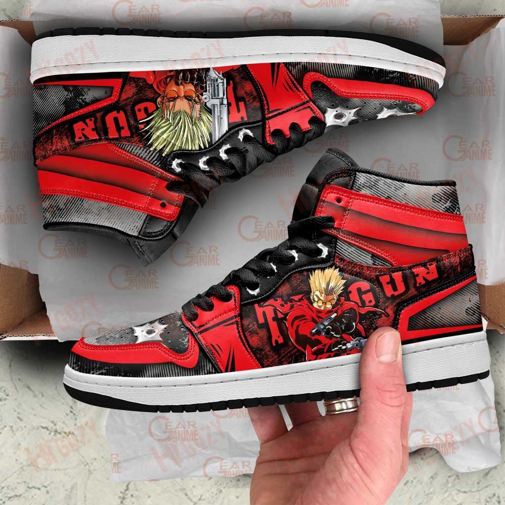 Trigun Vash The Stampede Sneakers Anime Custom Shoes