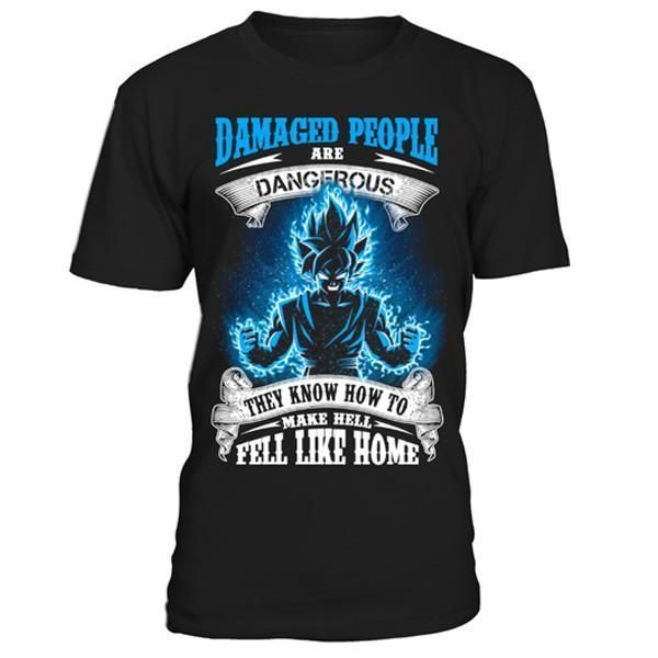 Super Saiyan Damaged People Shirt Ssid2016 Shirt