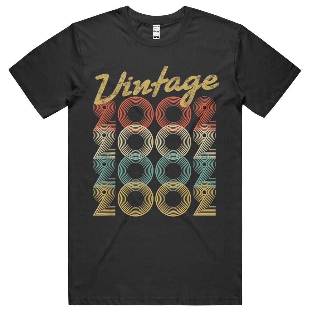 19th Birthday Gift Vintage 2002 Retro Pop Style 19 Yrs Old Unisex Shirt