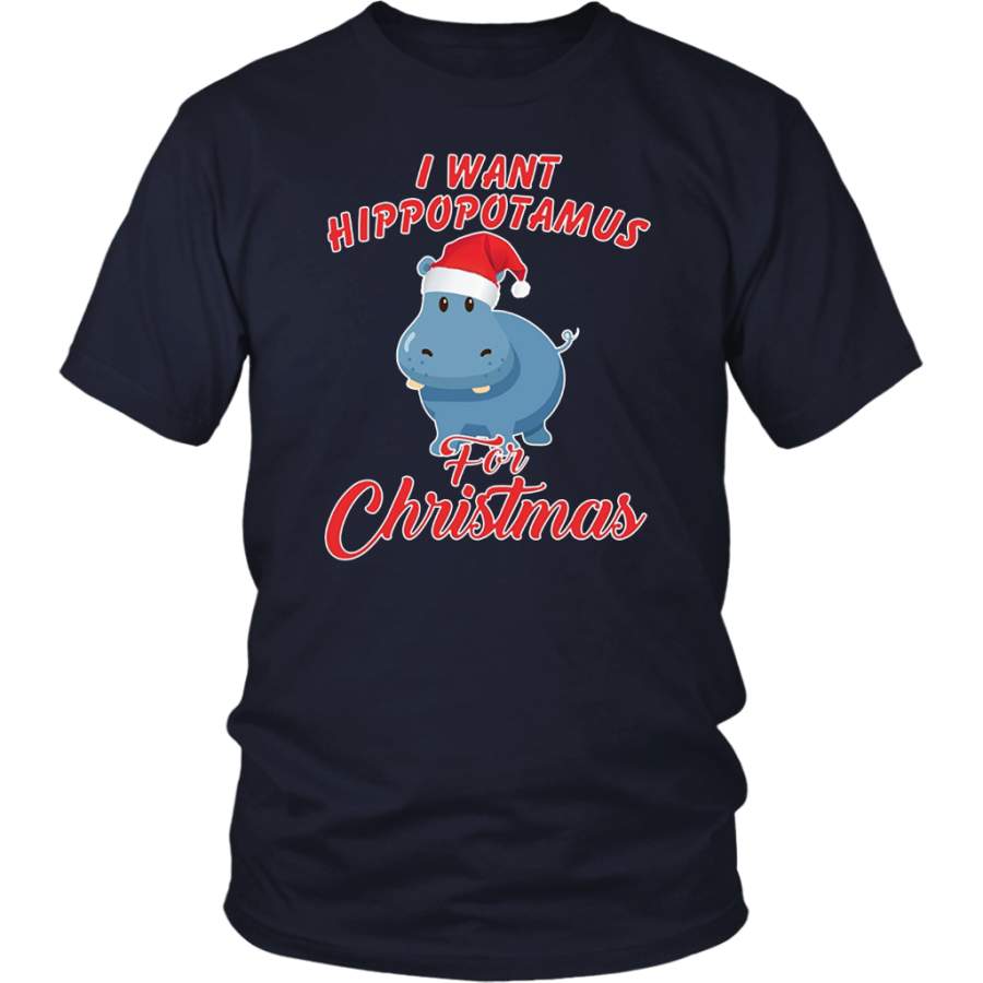 I Want a Hippopotamus for Christmas TShirt