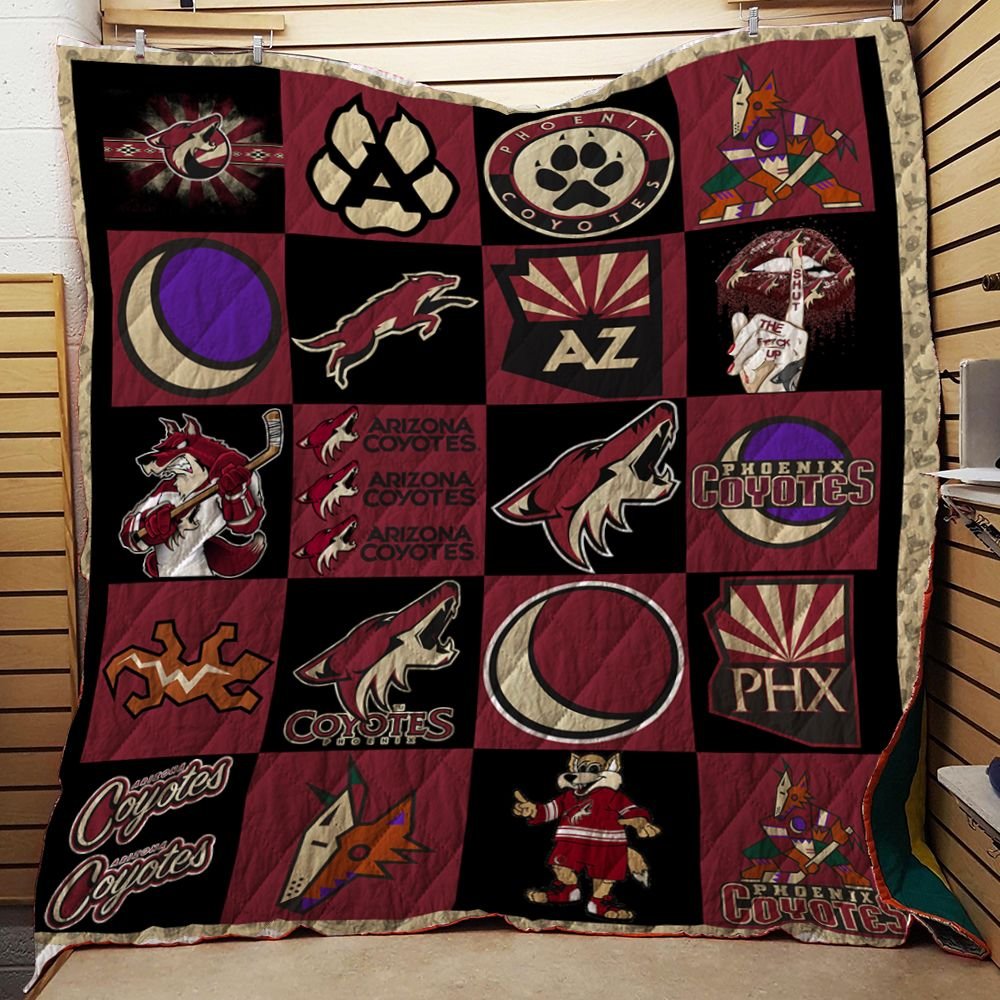 Arizona Coyotes 3D Quilt Blanket 960