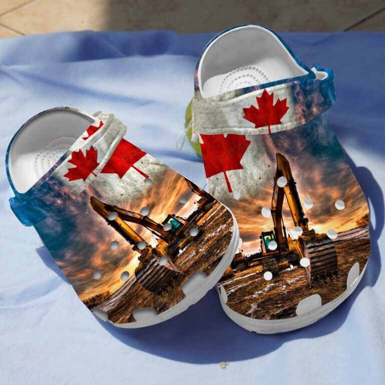 Canada Excavator Clogs Shoes Gifts For Men Fathers Day