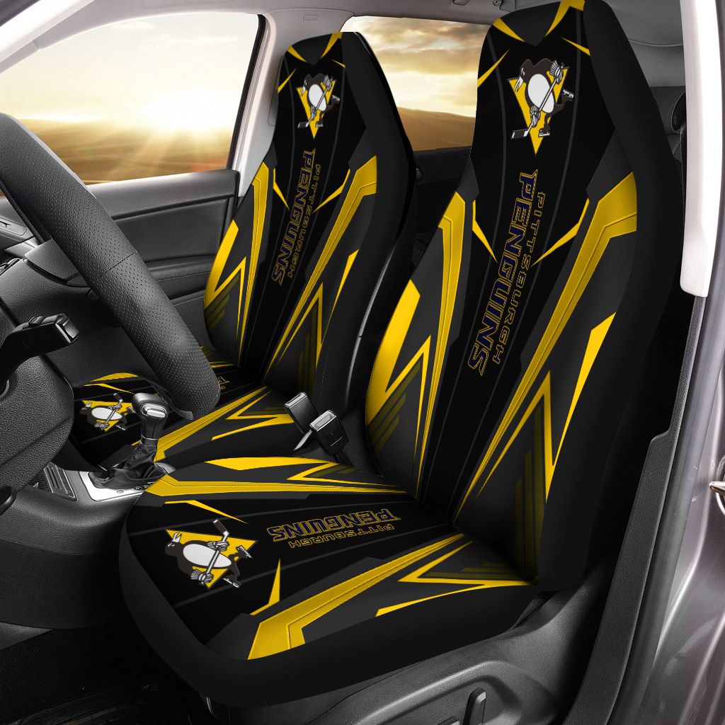 Pittsburgh Penguins Car Seat Cover (Set Of 2)