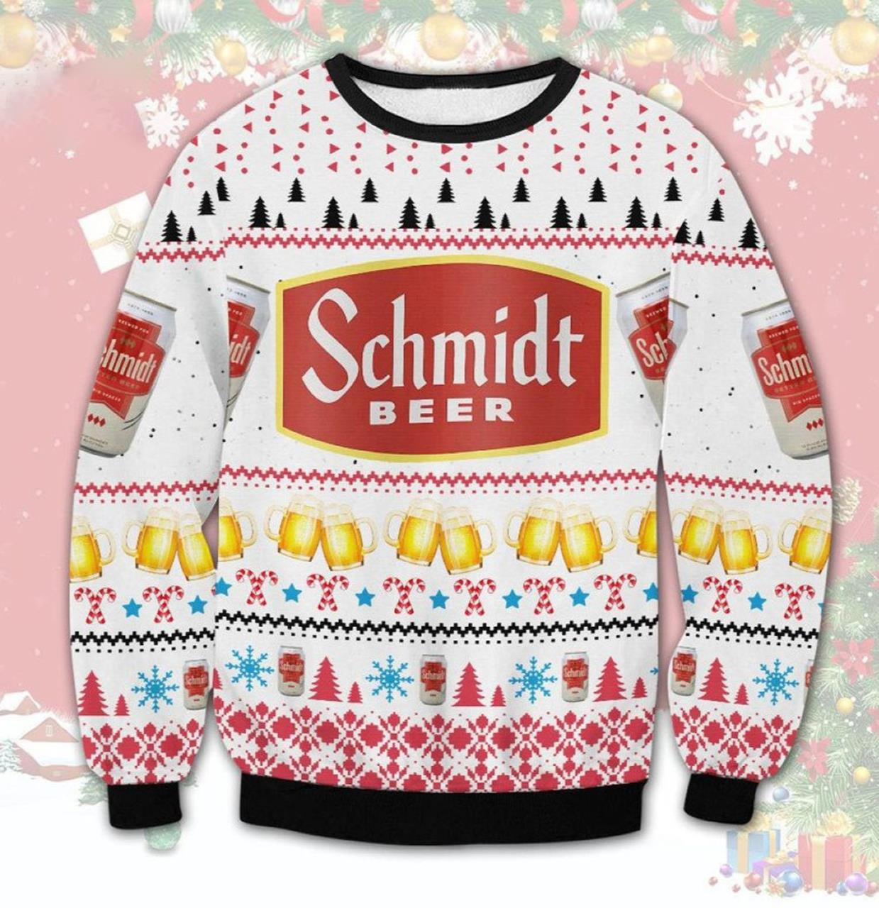 Schmidt Beer Ugly Christmas Sweater 2021 Shirt For Women Men Couple Family Funny Cute