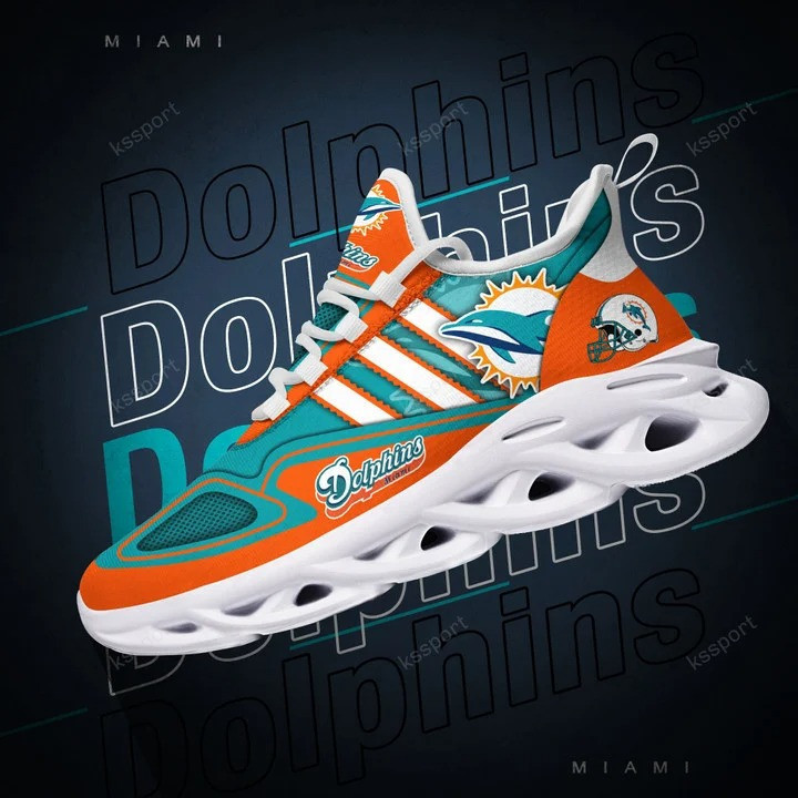 Miami Dolphins Yezy Running Sneakers Bg635