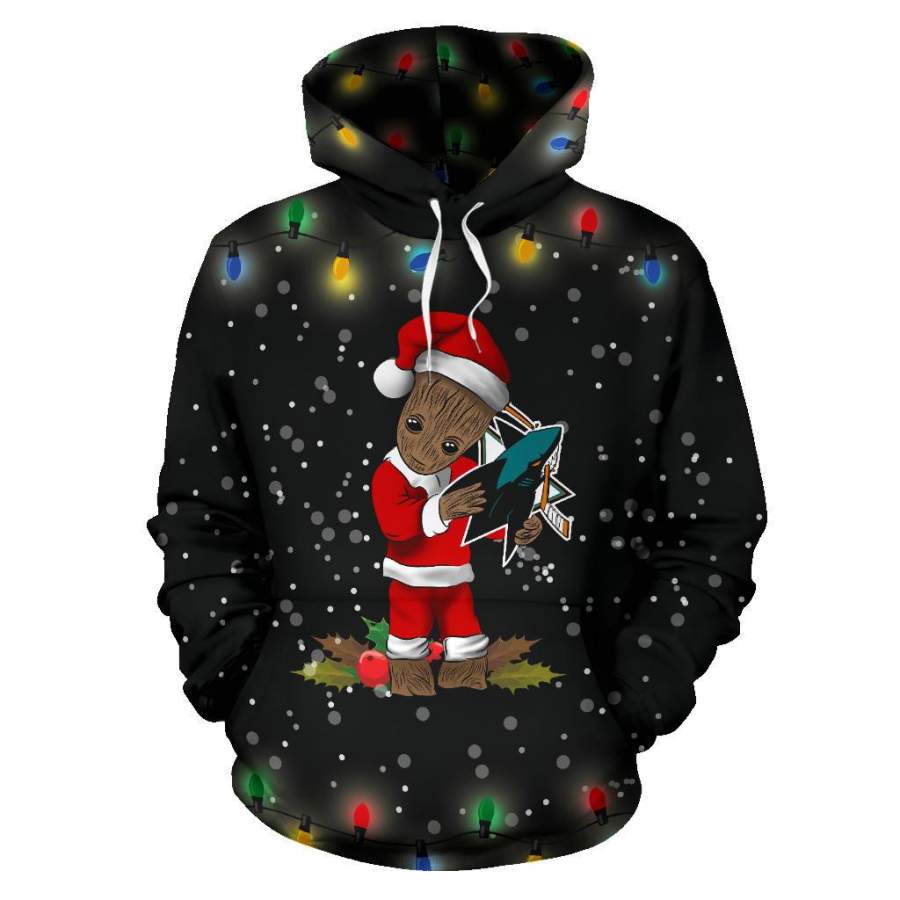 Special Merry Christmas San Jose Sharks Hoodie 2019