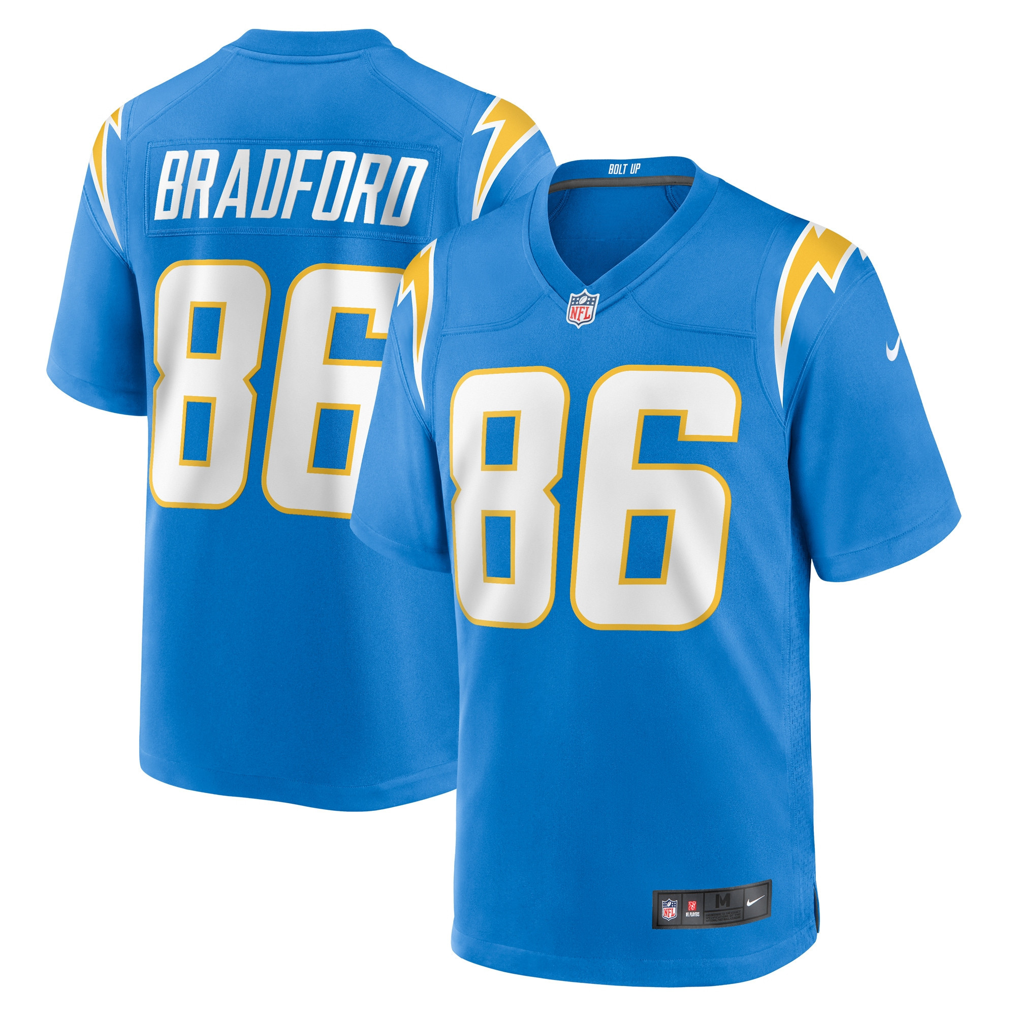 Trevon Bradford Los Angeles Chargers Player Game Jersey – Powder Blue NFL