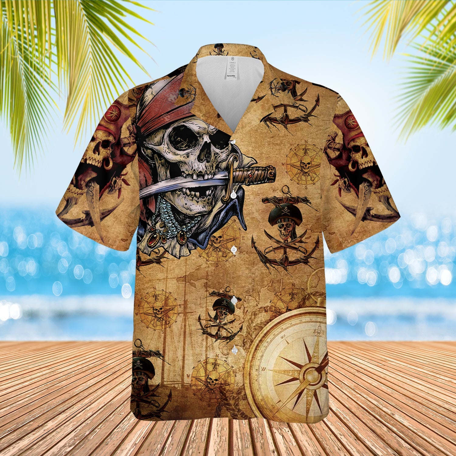 Love The Pirates Skull Hawaii Lover Hawaii Shirt For Men Women Ha91458