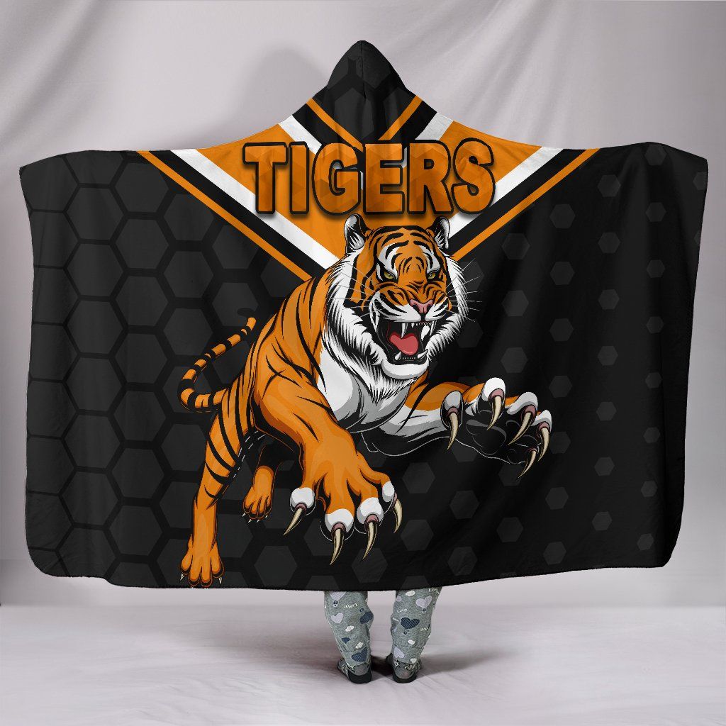 Wests Hooded  Blanket Tigers K8