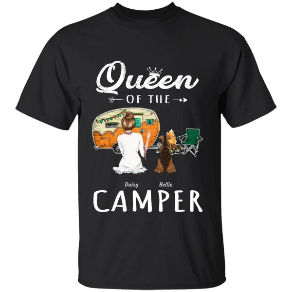 Queen Of The Camper Personalized Pet T-Shirt Ts-Gh108