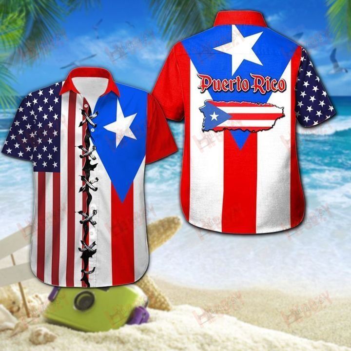 Puerto Rico Hawaiian Shirts Shorts Ha42609