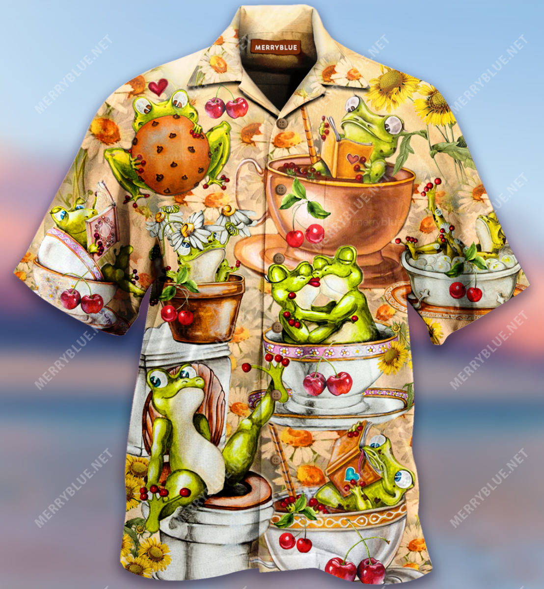 Relaxing Days Of Lazy Frog Unisex Hawaii Shirt Ha3916