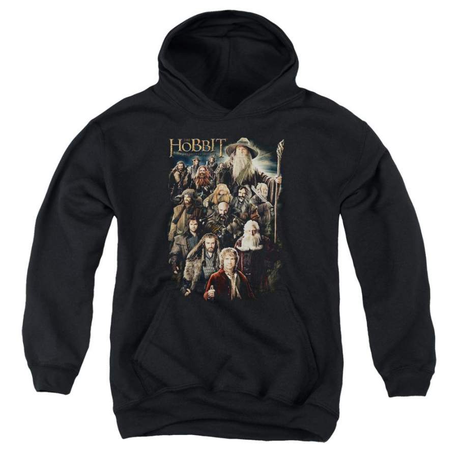 The Hobbit Somber Company Youth Hoodie (Ages 8-12)