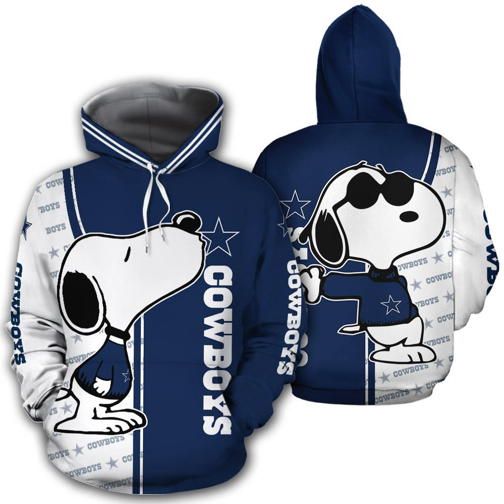 Snoopy Dallas Cowboys ? Maria91 Unisex 3D Hoodie Gift For Fans