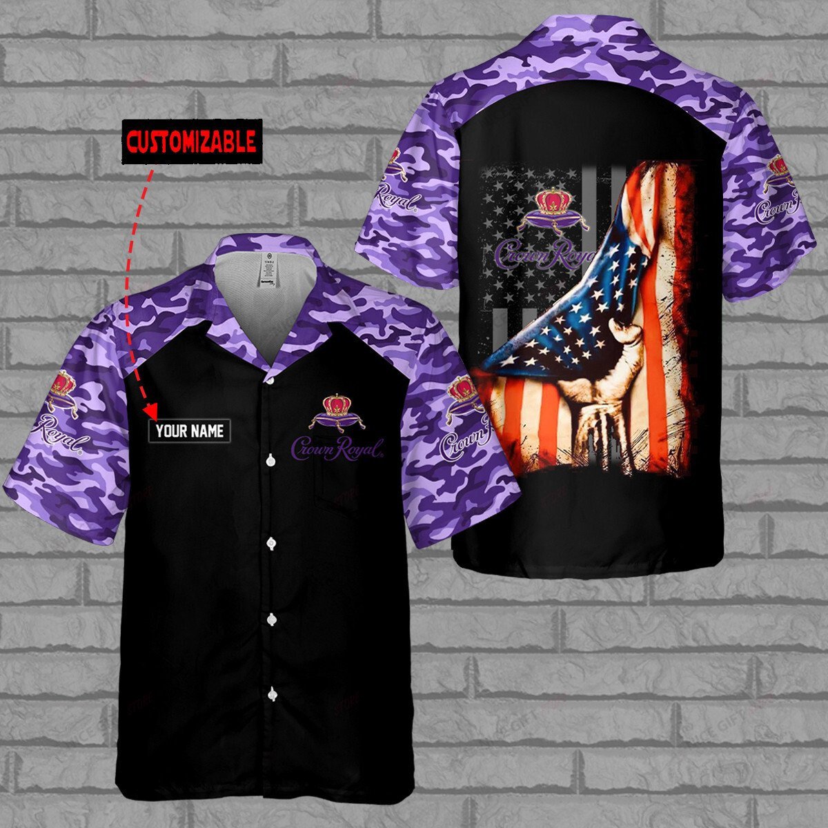 Crown Royal Custom Name Hawaiian Shirt 3Hs-M5V7