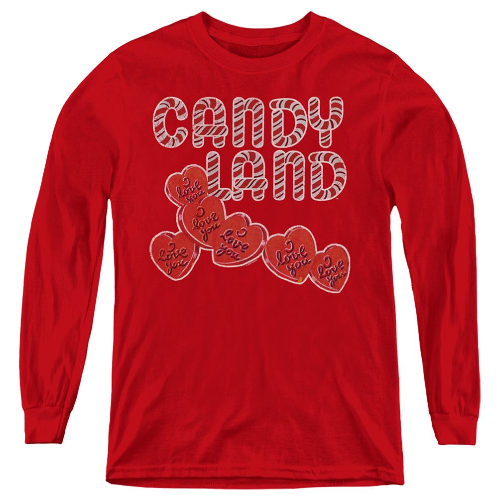 Candy Land I Love You – Youth Long Sleeve T-Shirt