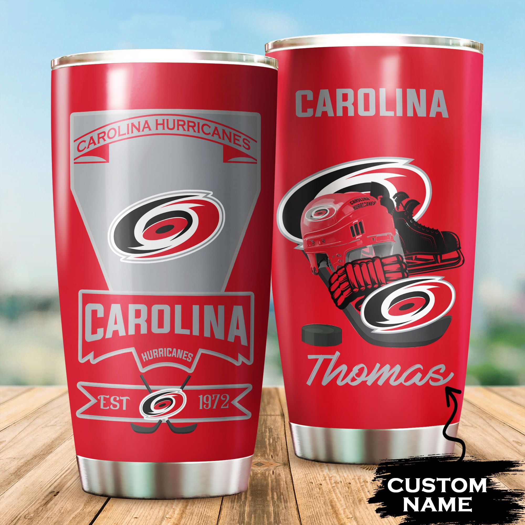 Carolina Hurricanes Custom Tumbler 127 L1MTH0507