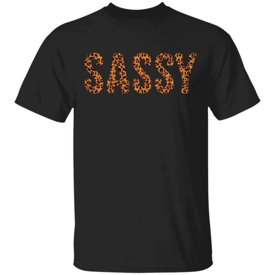 Sassy Leo Leopard Jaguar Fur Pattern T-Shirt