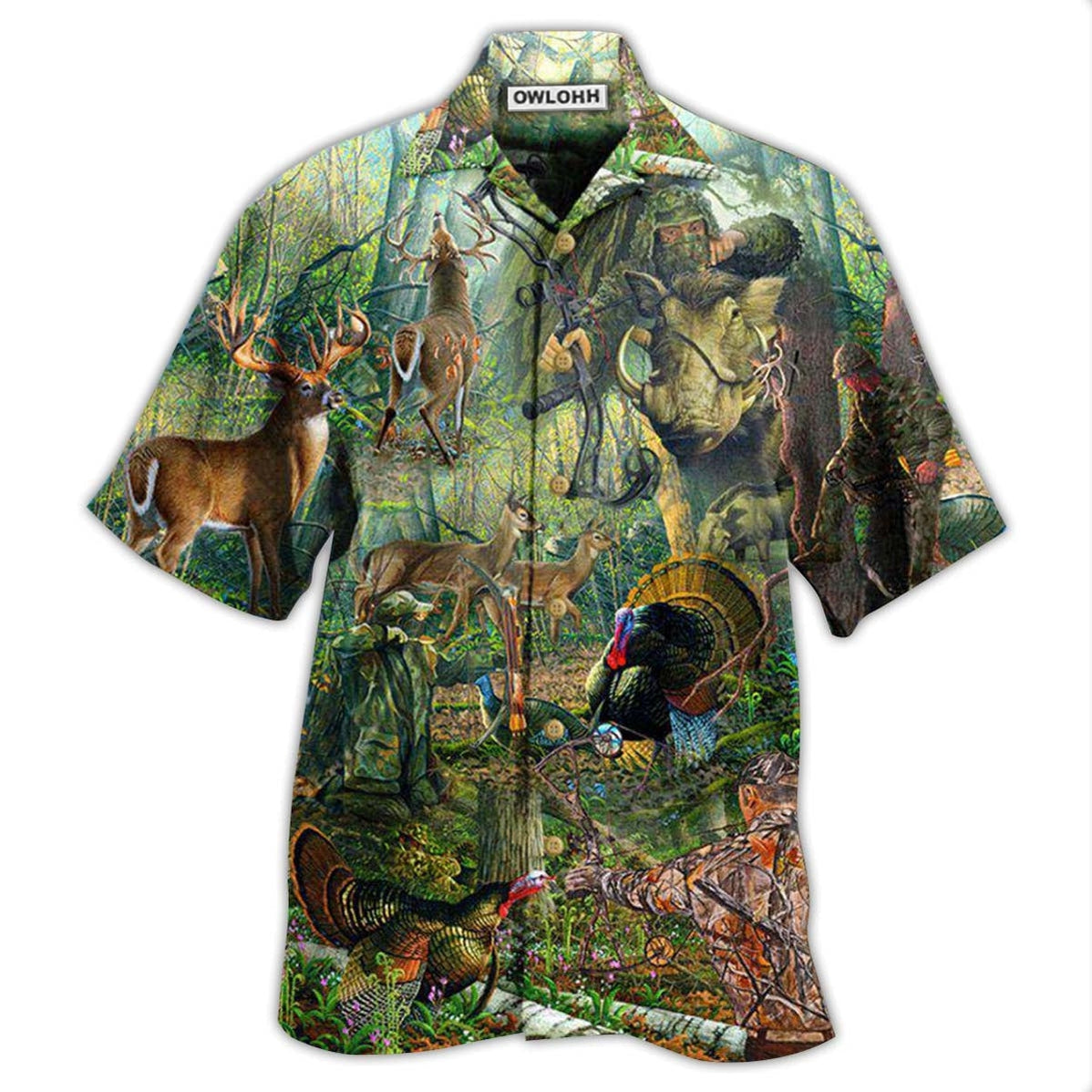 Hunting The Man Myth Legend Forest Hawaii Shirt Ha40365